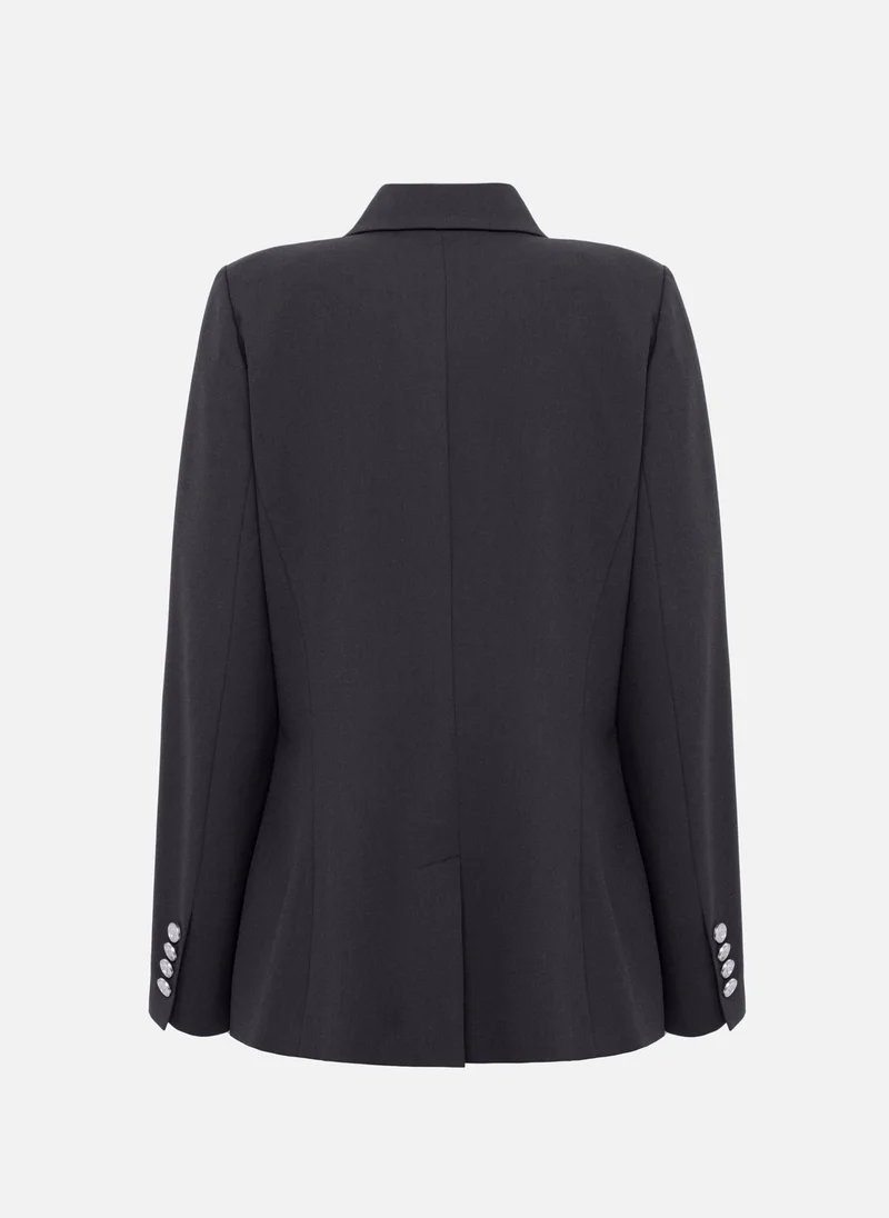 Lichi  Single-breasted jacket with pocket embroidery for Women | Best Price UAE
